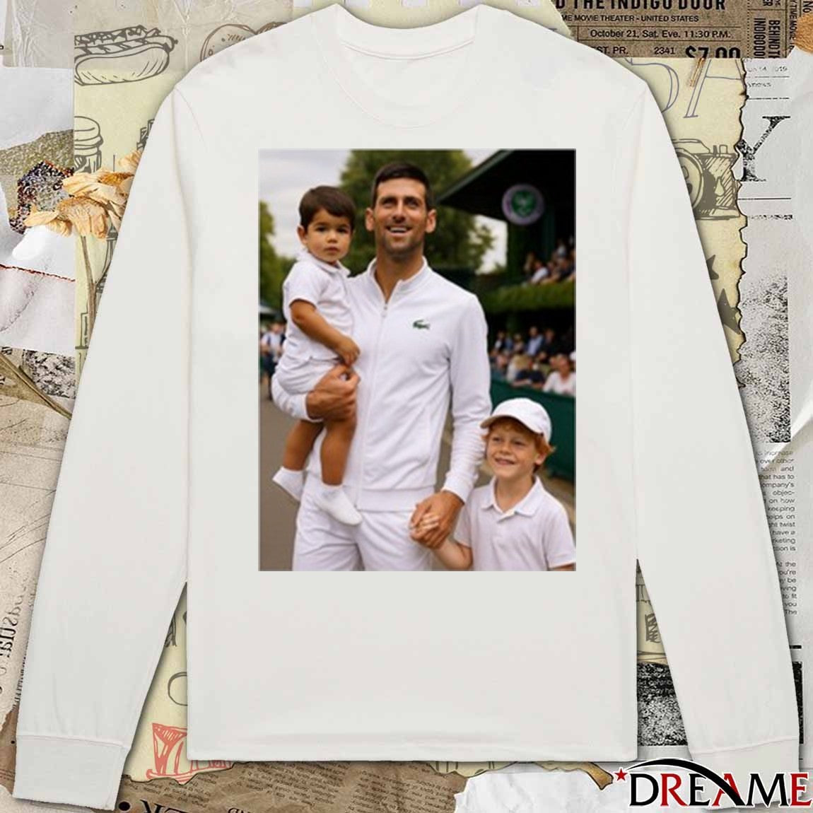 Djokovic Alcaraz And Jannik Australian Open t-shirt