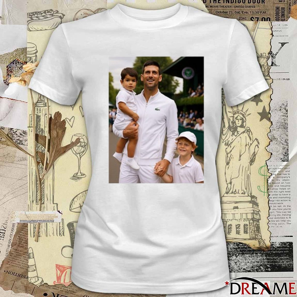 Djokovic Alcaraz And Jannik Australian Open t-shirt