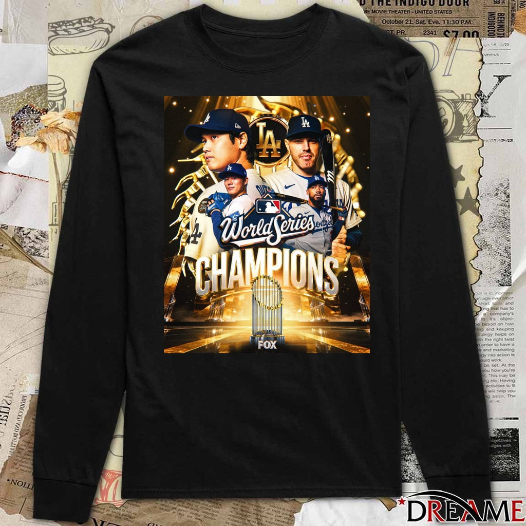 Dodgers Defeated Blue Jays Game 7 To Win The Title Back-to-back World Series Champions Poster t-shirt