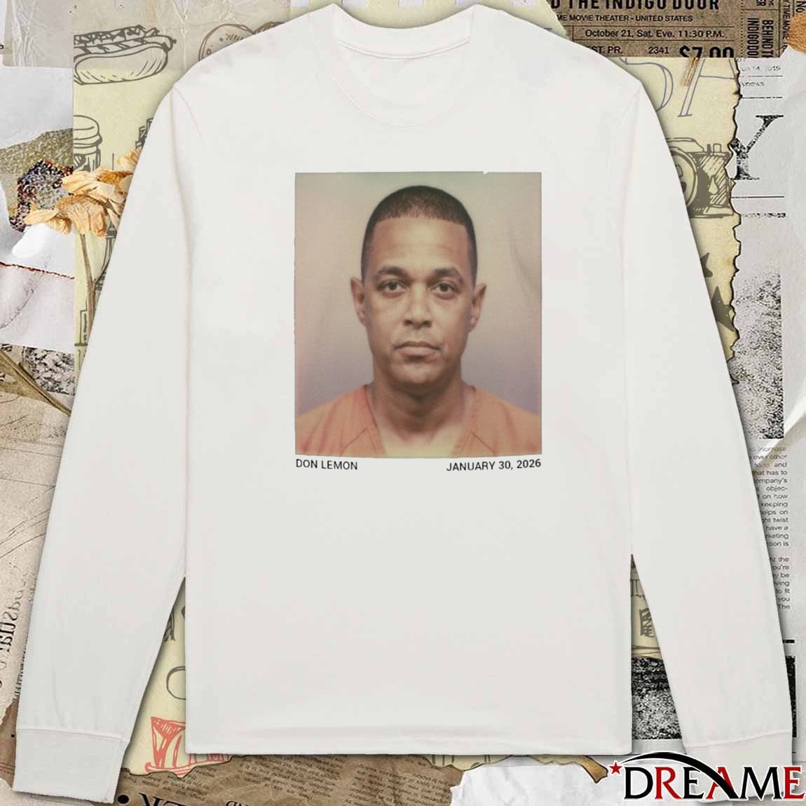 Don Lemon Mug Shot January 30 2026 t-shirt