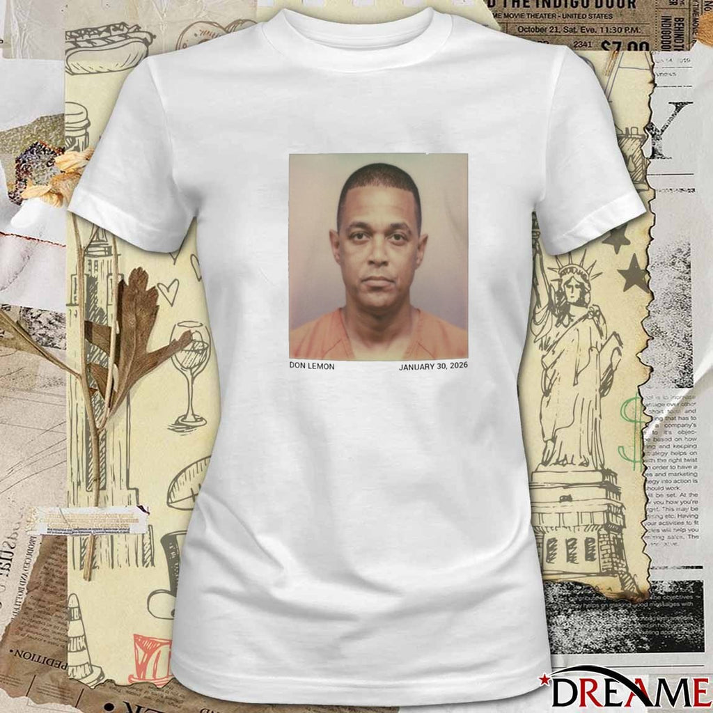 Don Lemon Mug Shot January 30 2026 t-shirt