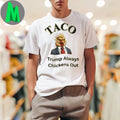 Donald Trump Chicken Cartoon T-Shirt Political Satire Humorous Graphic Tee