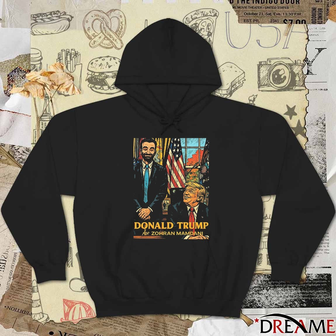 Donald Trump Likes Zohran Mamdani New York State Assembly Retro t-shirt