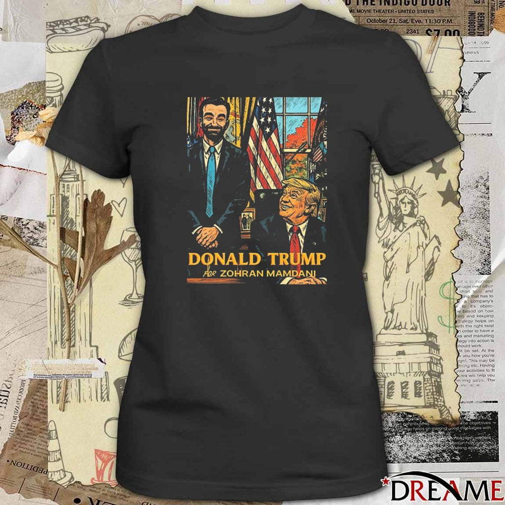 Donald Trump Likes Zohran Mamdani New York State Assembly Retro t-shirt