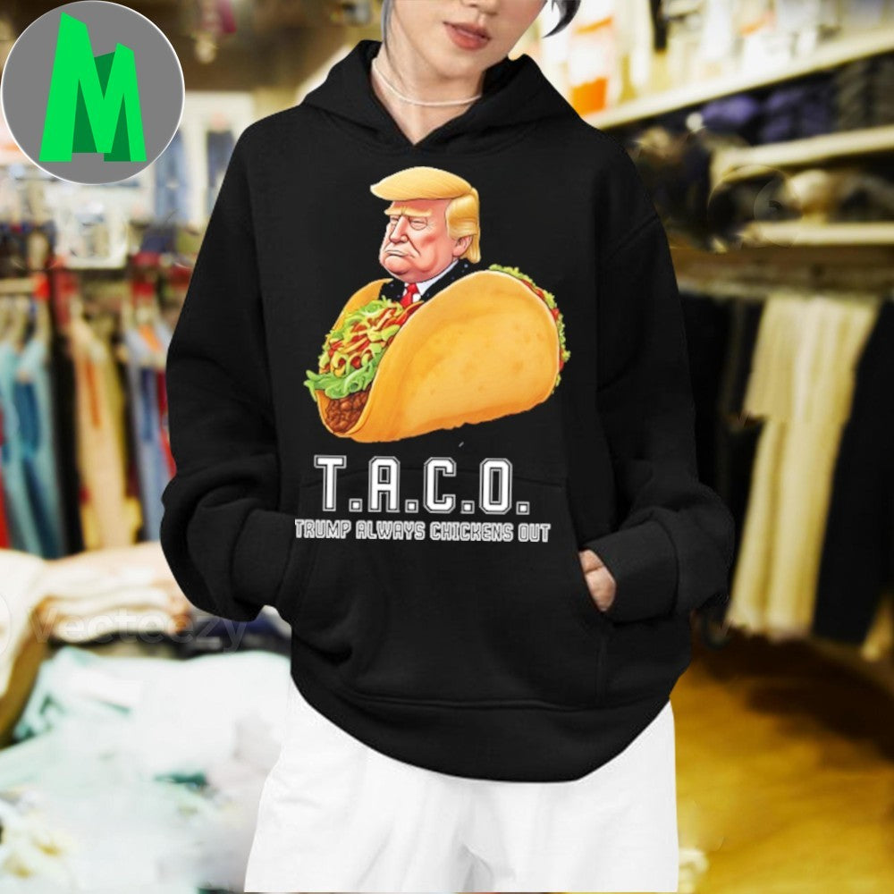 Donald Trump Taco Body T-Shirt Political Satire Humorous Anti-Trump Graphic Tee