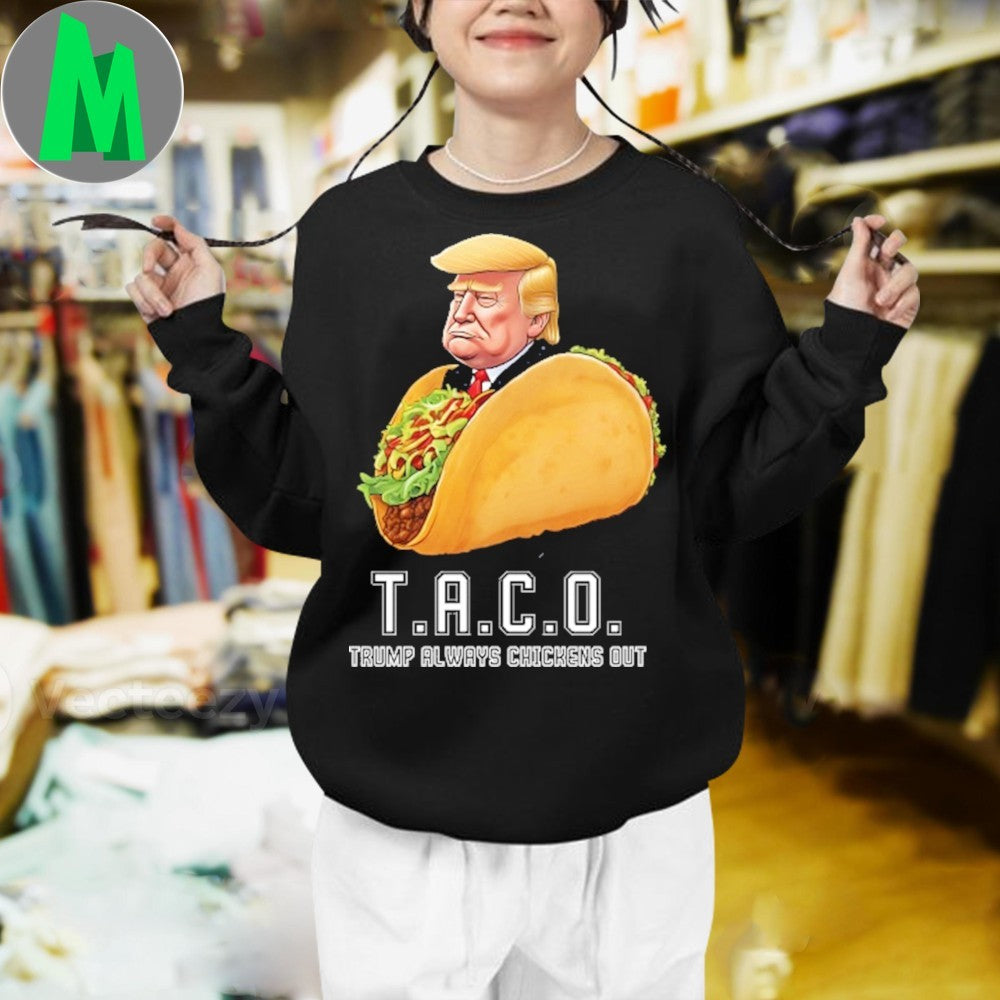Donald Trump Taco Body T-Shirt Political Satire Humorous Anti-Trump Graphic Tee