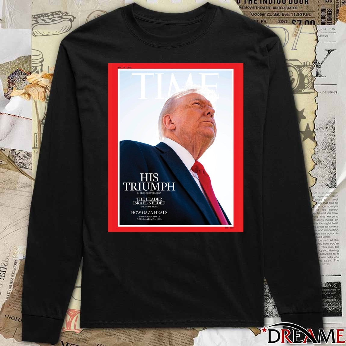 Donald Trump Time His Triumph November 10 2025 It’s All About The Nussy Poster t-shirt