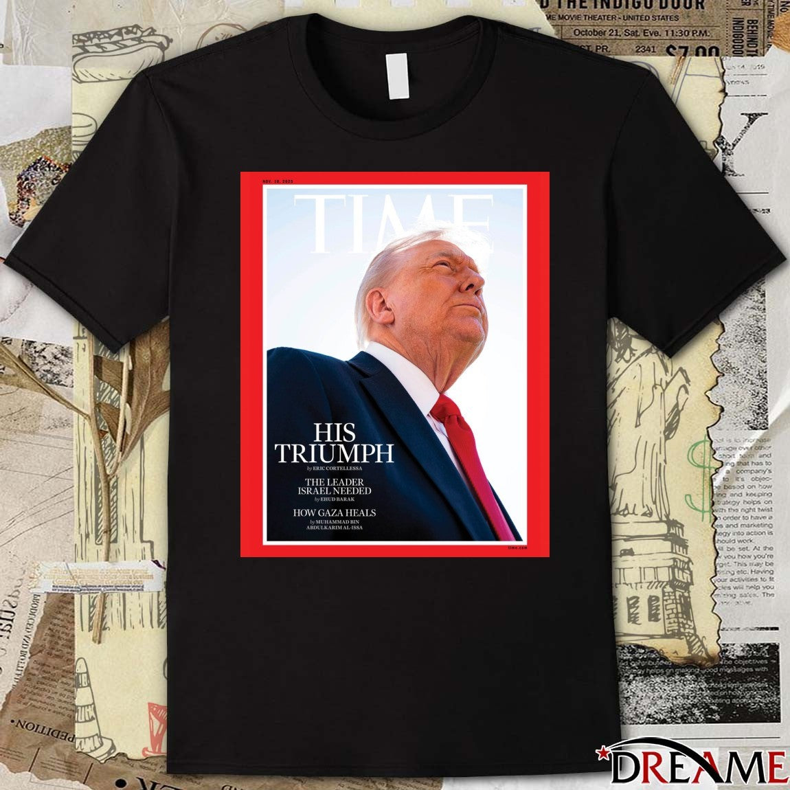 Donald Trump Time His Triumph November 10 2025 It’s All About The Nussy Poster t-shirt