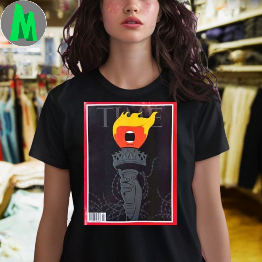 Donald Trump Time Magazine Cover Torch Graphic T-Shirt