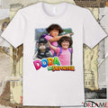 Dora The Deporter Trumps and Monkey Happy Presidents’ Day Meme t-shirt