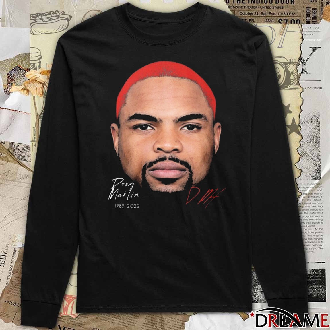 Doug Martin Rest In Peace 1989-2025 Signature t-shirt