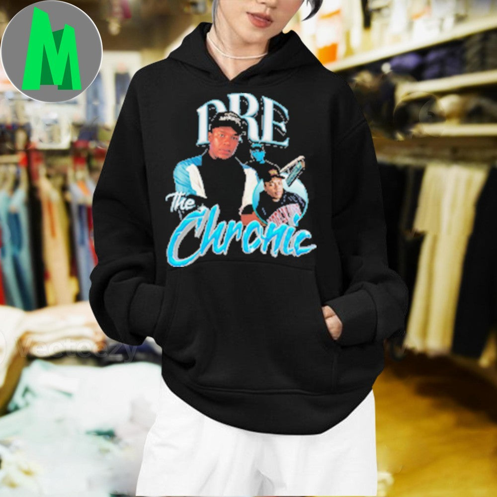 Dr. Dre The Chronic Album Cover T-Shirt Rapper Hip Hop Music Graphic Tee