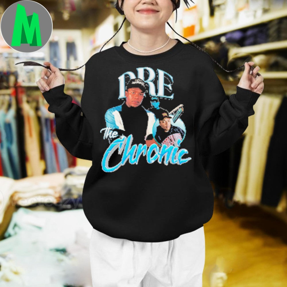 Dr. Dre The Chronic Album Cover T-Shirt Rapper Hip Hop Music Graphic Tee