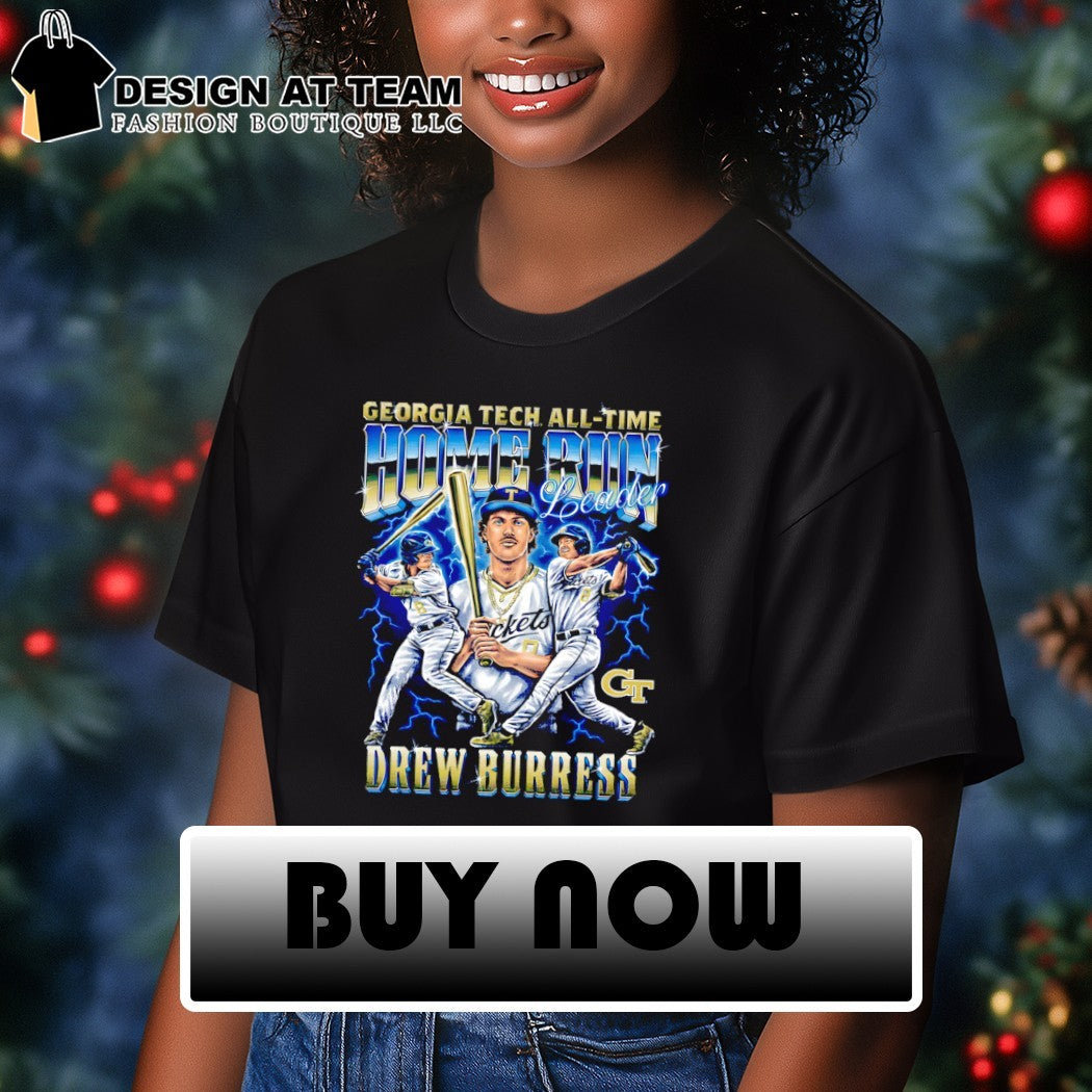 Drew Burress HR King Georgia Tech Baseball shirt