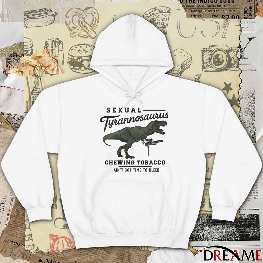 Drew Timme Sexual Tyrannosaurus Chewing Tobacco I Ain’t Got Time To Bleed t-shirt