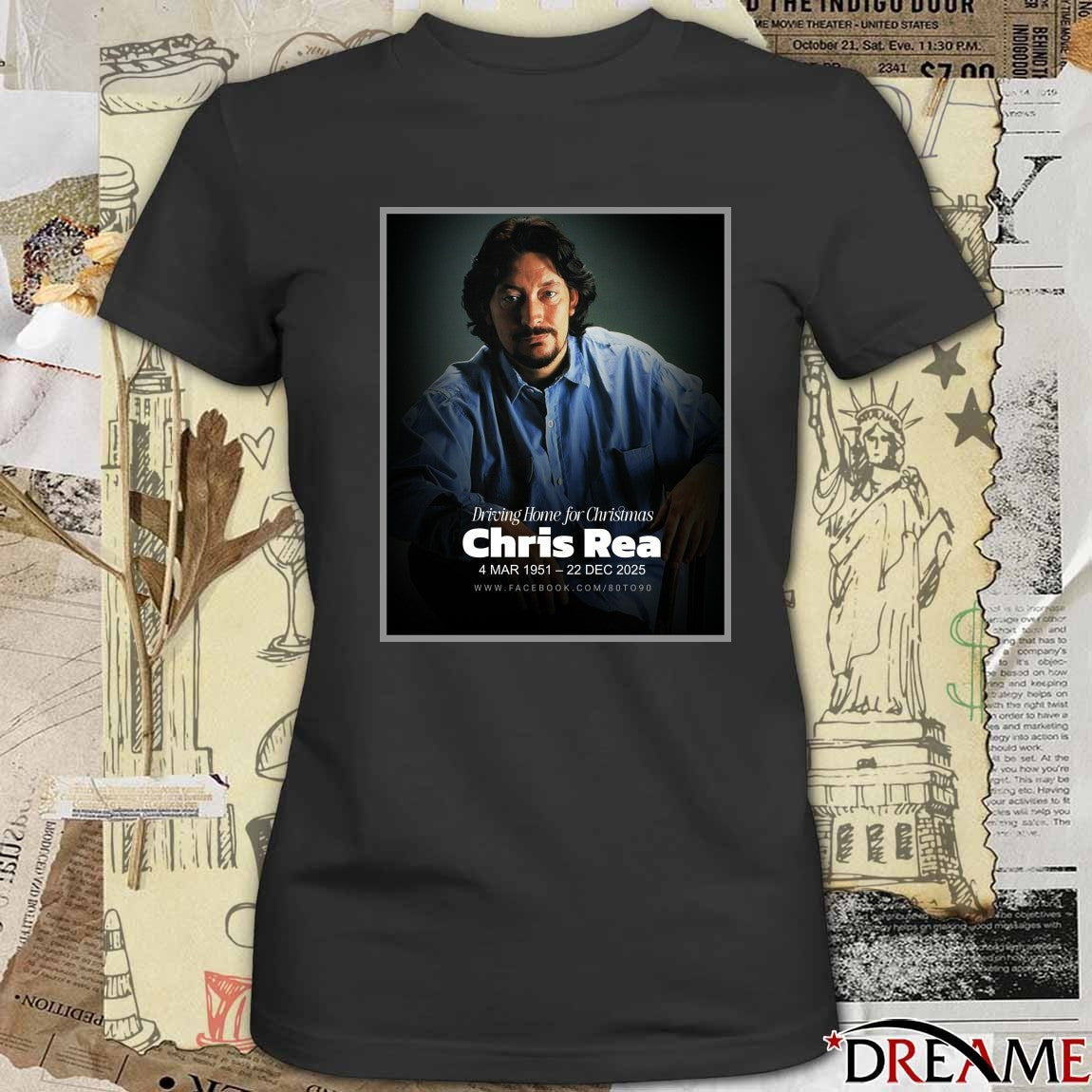 Driving Home For Christmas Chris Rea 3 March 1951 – 22 December 2025 Poster t-shirt