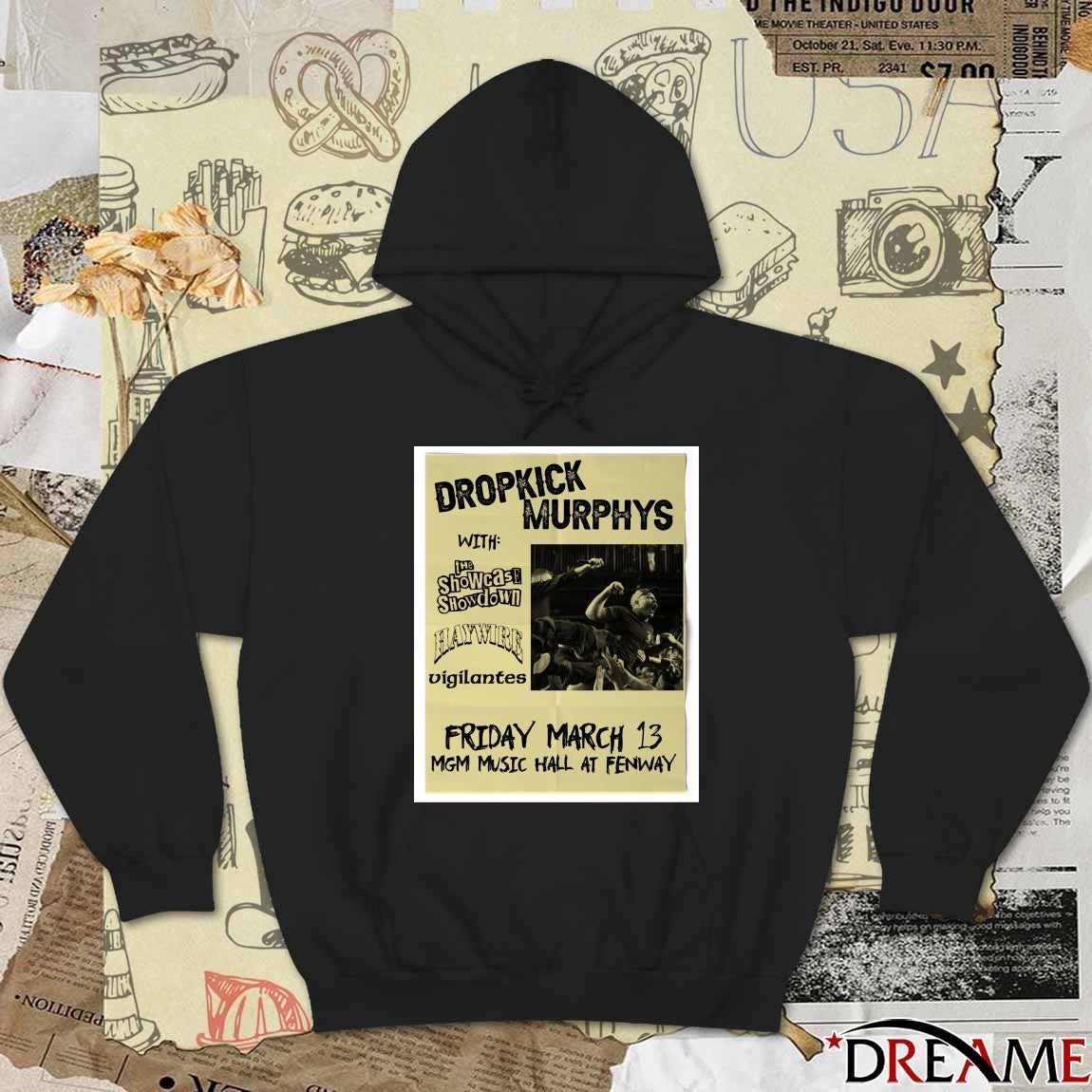 Dropkick Murphys March 13 2026 MGM Music Hall At Fenway Poster t-shirt