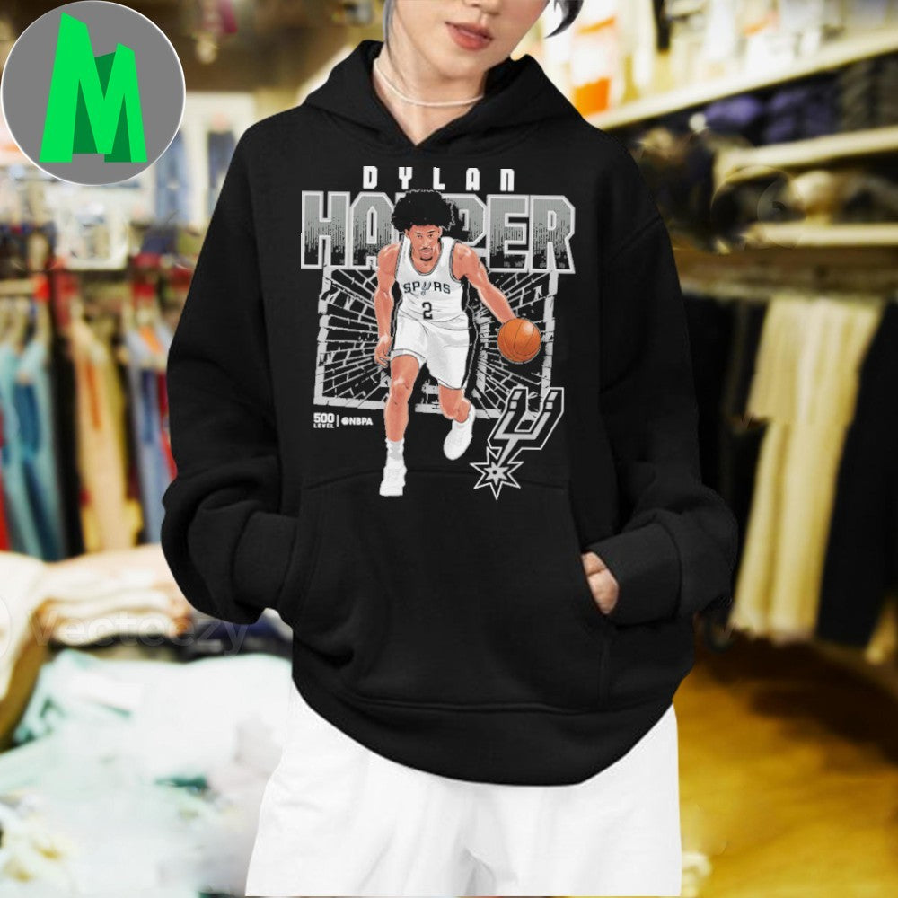 Dylan Harper San Antonio Spurs #2 Basketball Fan T-Shirt