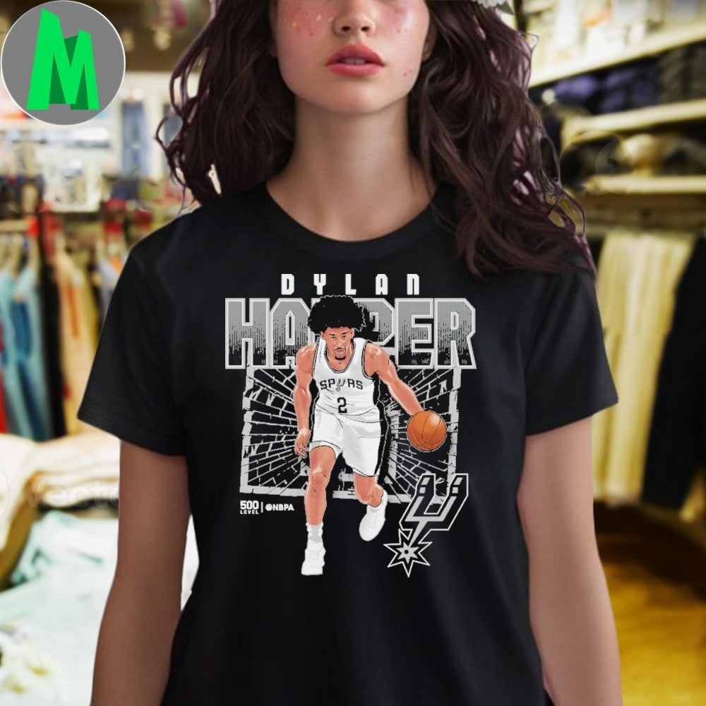 Dylan Harper San Antonio Spurs #2 Basketball Fan T-Shirt