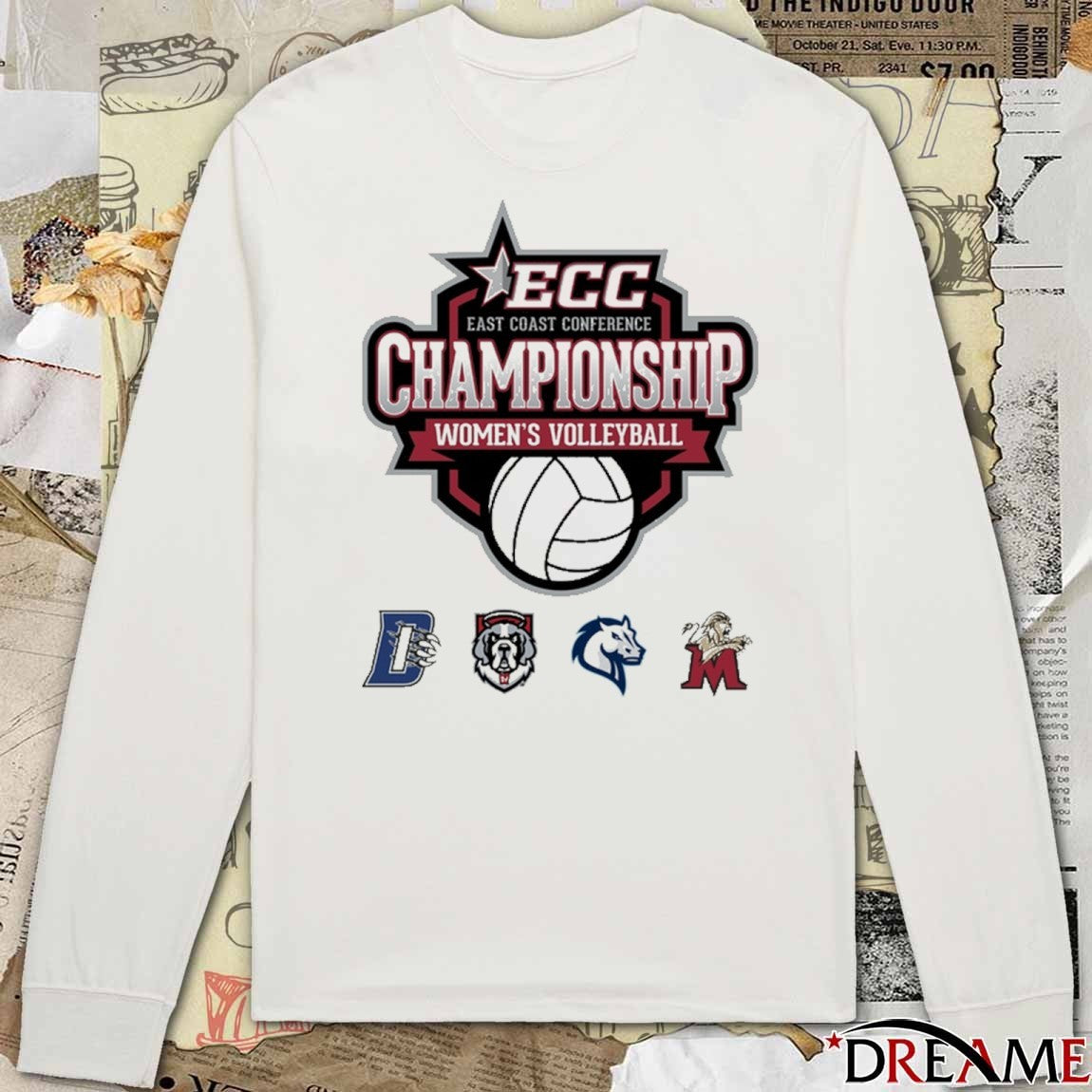 ECC Women’s Volleyball Championship Participants 25-26 – Dri-Power t-shirt
