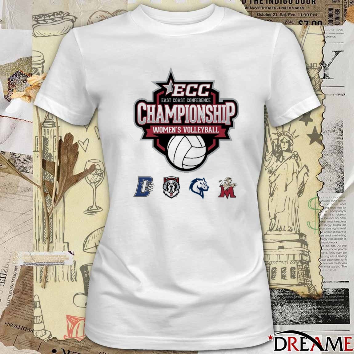 ECC Women’s Volleyball Championship Participants 25-26 – Dri-Power t-shirt
