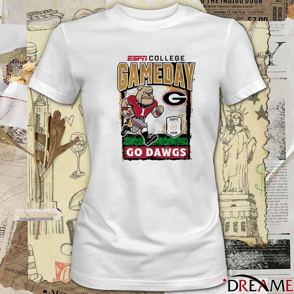 ESPN College Gameday ’25-’26 Georgia Bulldogs Go Dawgs Mascot t-shirt