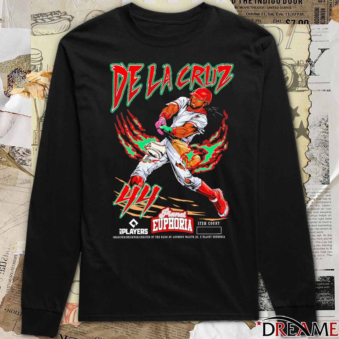 Elly De La Cruz V3 Cincinnati Reds MLB Planet Euphoria Artwork 2026 t-shirt
