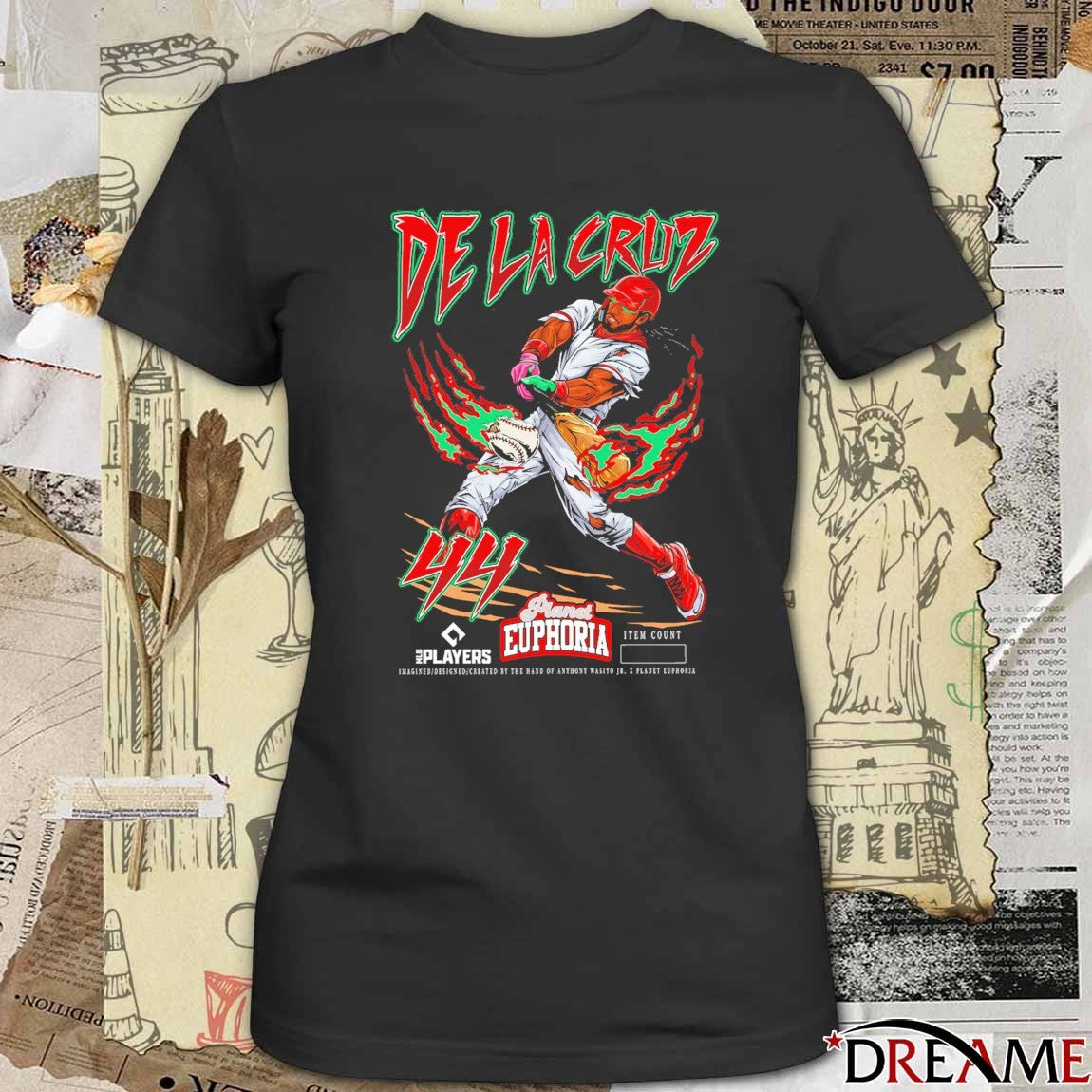 Elly De La Cruz V3 Cincinnati Reds MLB Planet Euphoria Artwork 2026 t-shirt