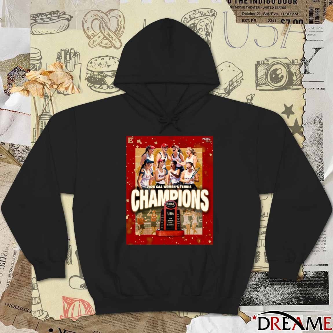 Elon Women’s Tennis takes down William & Mary win CAA Championship 2026 Poster t-shirt