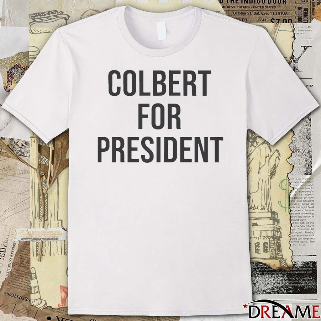 Emma Thompson Colbert For President 2025 t-shirt