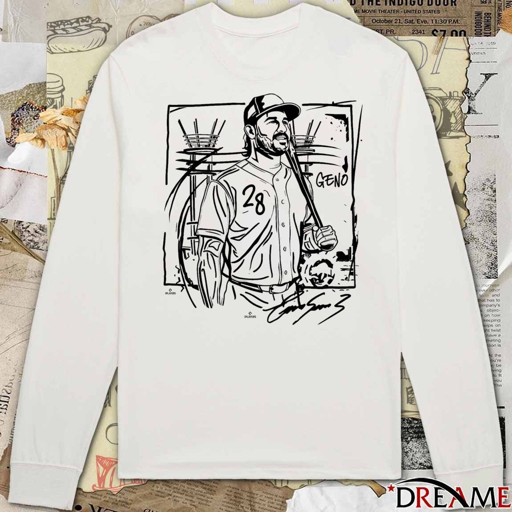 Eugenio Suarez Drip and Splatter Cincinnati Reds MLB Signature t-shirt