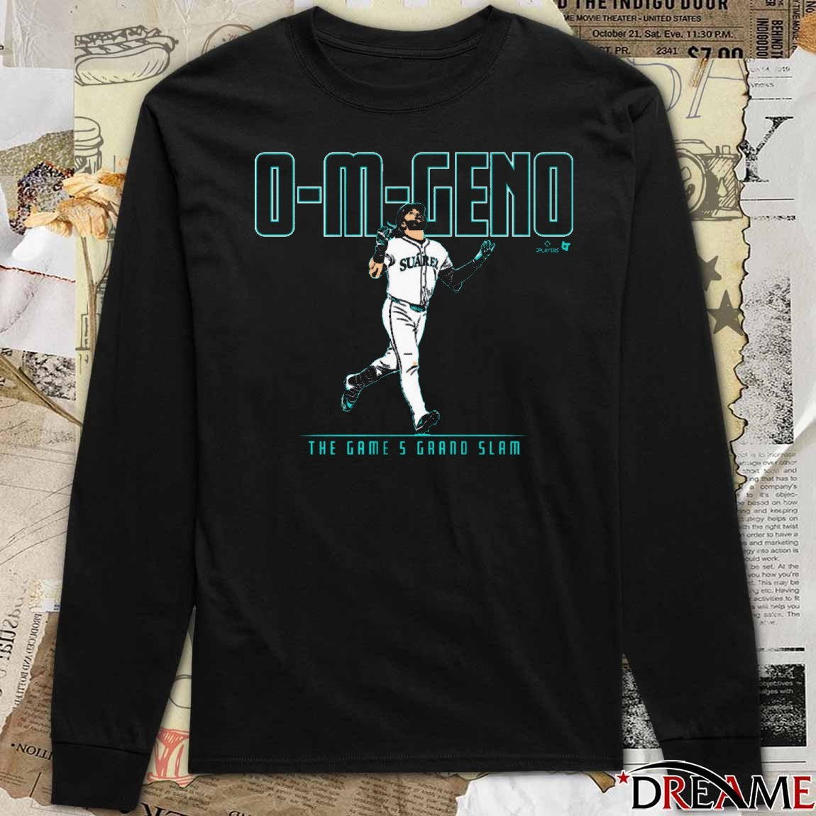 Eugenio Suarez O-M-Geno The Game 5 Grand Slam Seattle Mariners MLB t-shirt