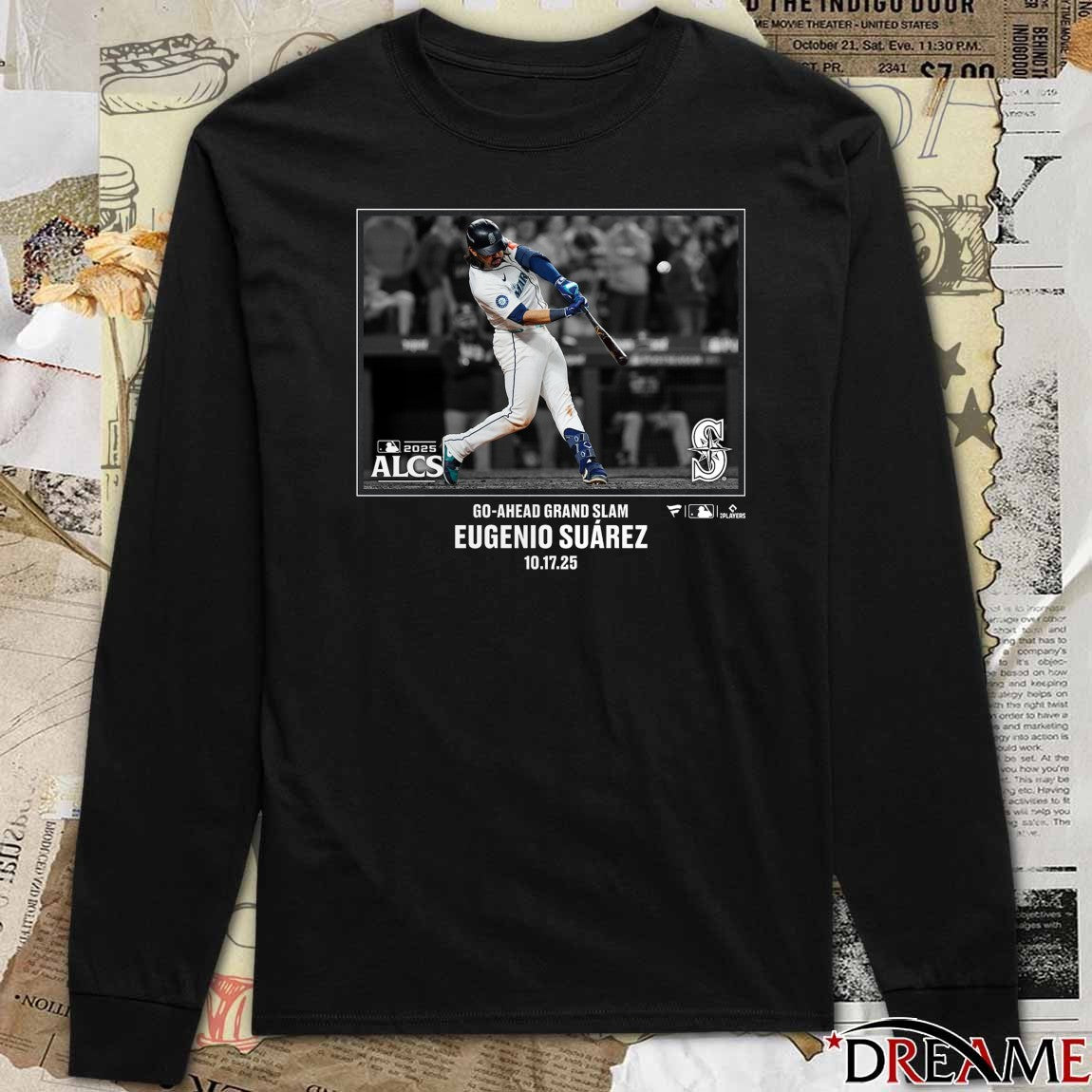 Eugenio Suárez Seattle Mariners 2025 MLB Postseason ALCS Moment Go-Ahead Grand Slam t-shirt