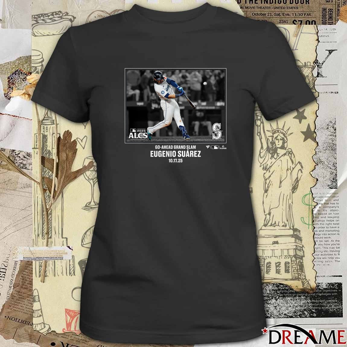 Eugenio Suárez Seattle Mariners 2025 MLB Postseason ALCS Moment Go-Ahead Grand Slam t-shirt