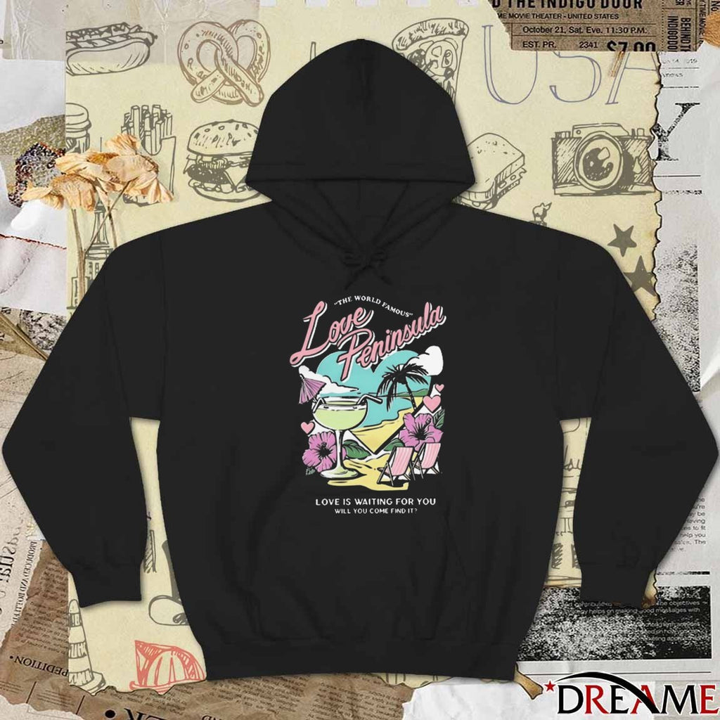 Evan and Katelyn The World Famous Love Peninsula Love Is Waiting For You Will You Come Find It t-shirt