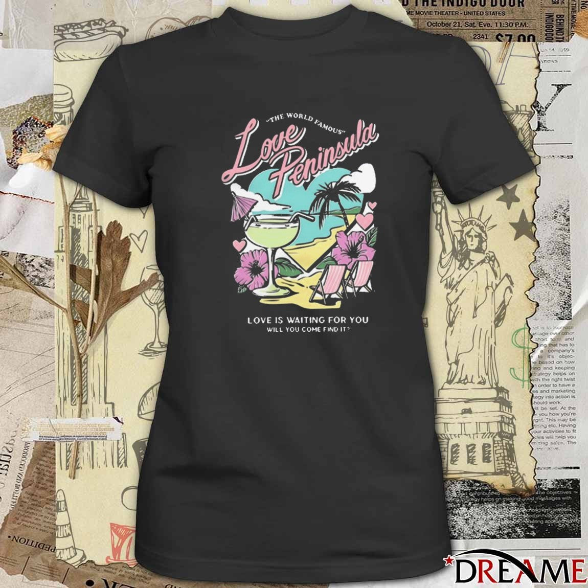 Evan and Katelyn The World Famous Love Peninsula Love Is Waiting For You Will You Come Find It t-shirt