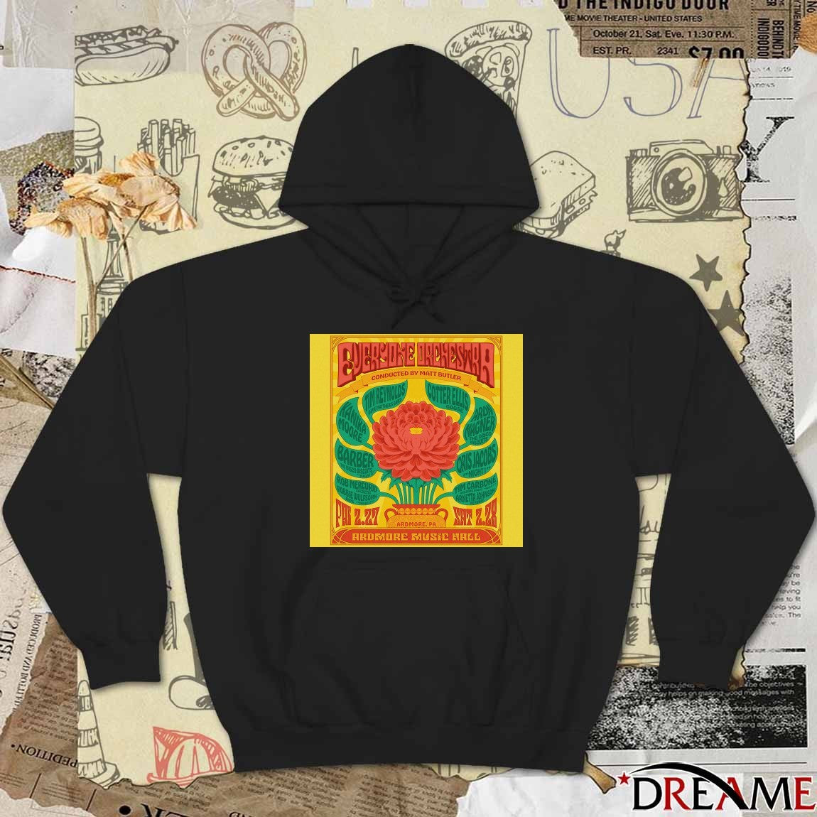 Everyone Orchestra February 27-28 2026 Ardmore Music Hall, PA Poster Merch Conducted by Matt Butler t-shirt