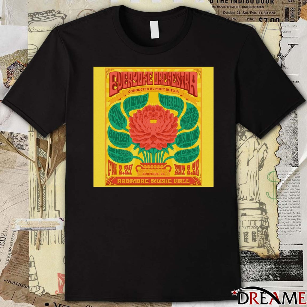 Everyone Orchestra February 27-28 2026 Ardmore Music Hall, PA Poster Merch Conducted by Matt Butler t-shirt