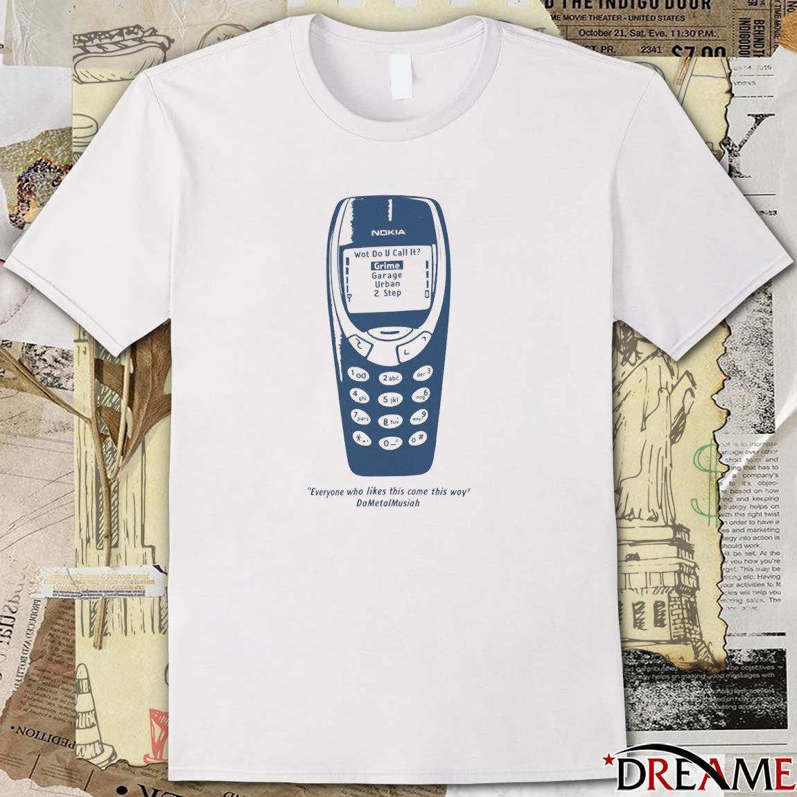 Everyone Who Likes This Come This Way DaMetalMusiah Nokia t-shirt