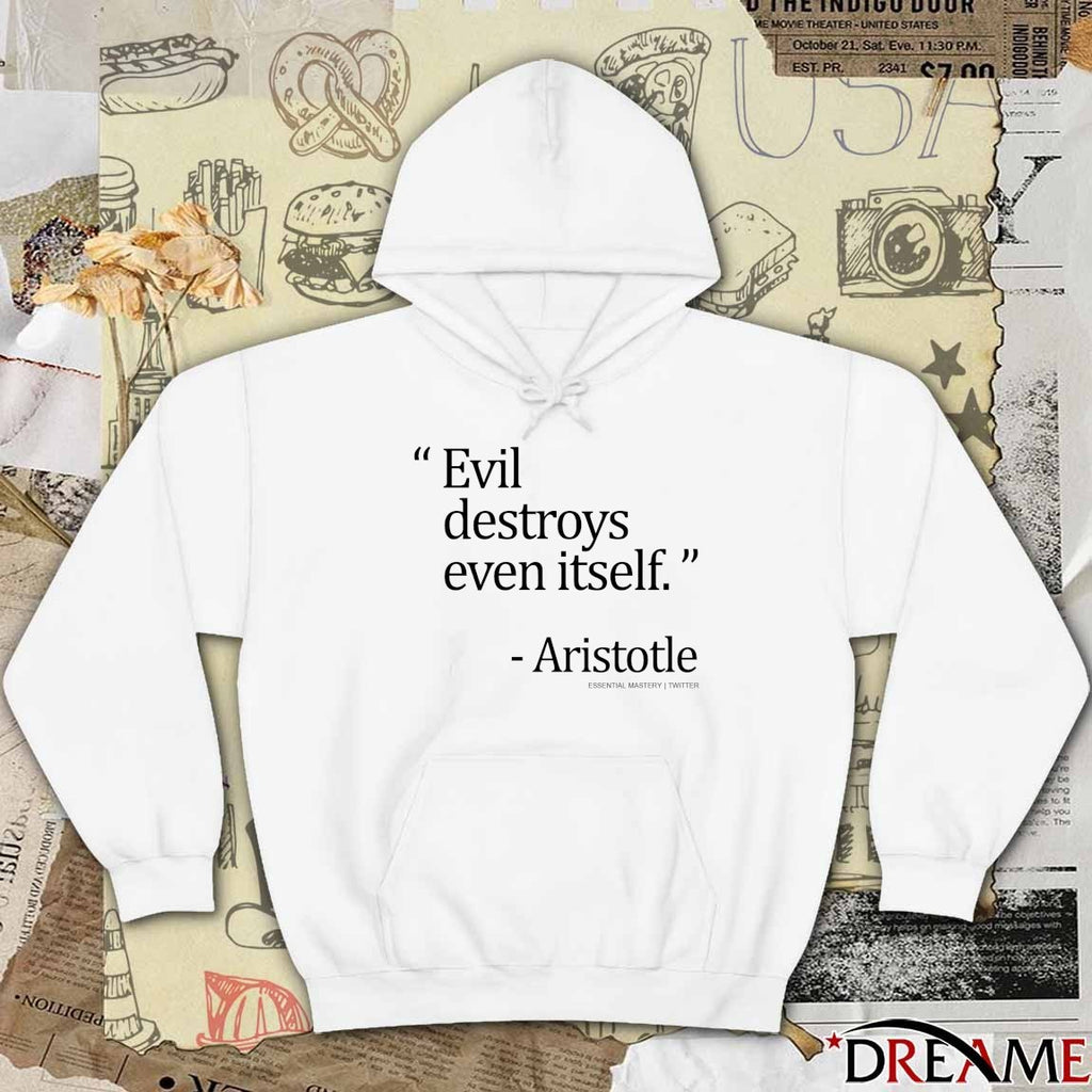 Evil Destroys Even Itself – Aristotle Essential Mastery Twitter t-shirt