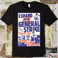 Expand The General Strike January 30 2026 No Work No School No Shopping t-shirt