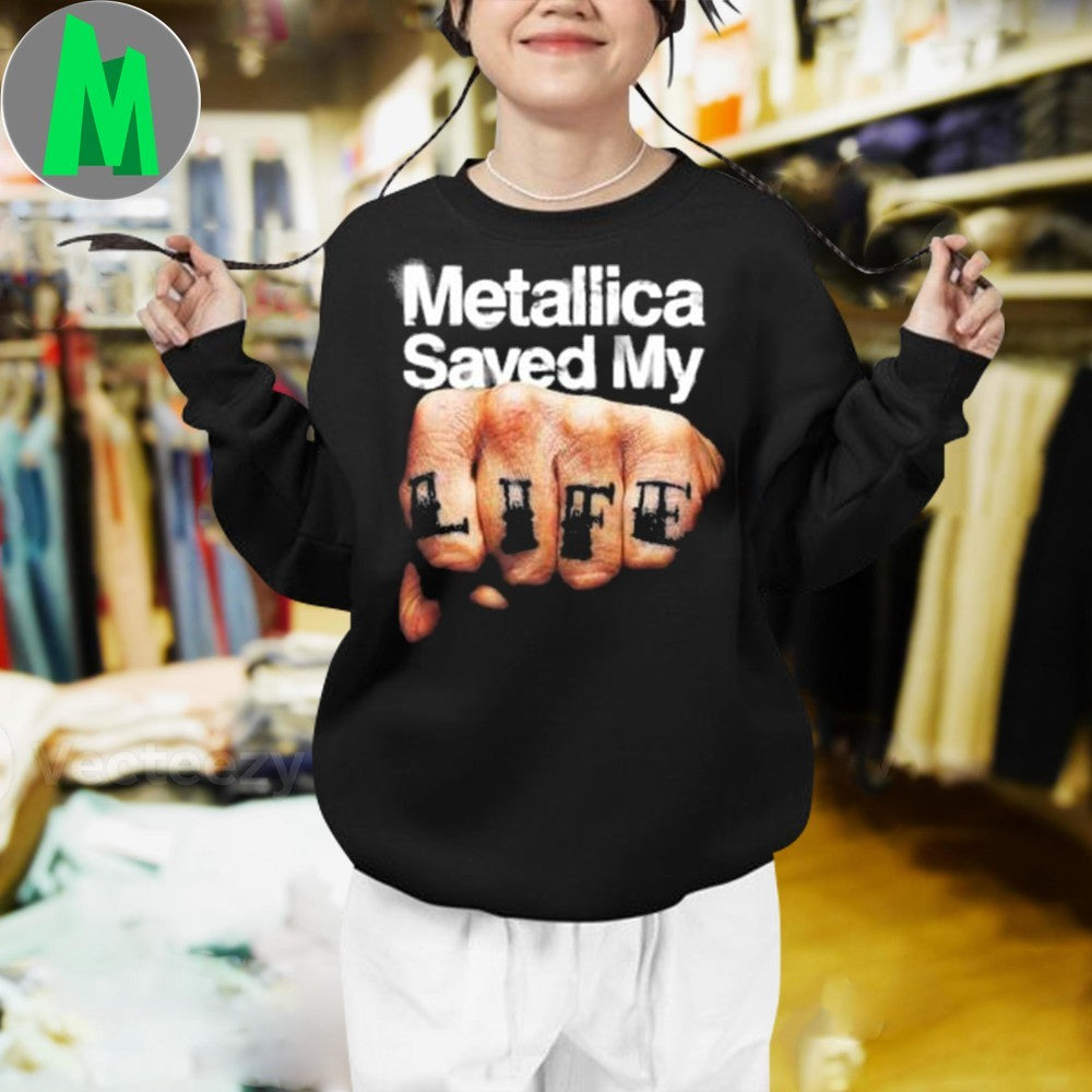 Experience The Raw Power Of True Belonging Metallica Saved My Life A Film By Jonas Akerlund At AMC Carolina Pavilion Charlotte NC May 30 2025 Shirt