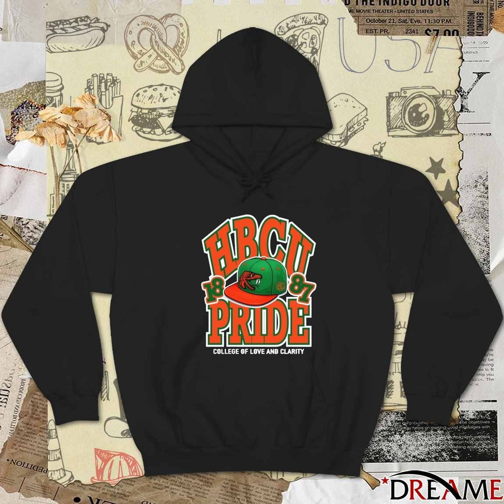 FAMU HBCU Pride College Of Love And Clarity 1887 t-shirt