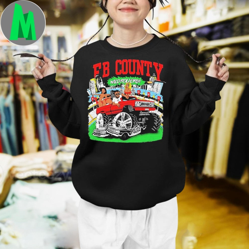 FB County Wild Rollers Monster Truck Shirt