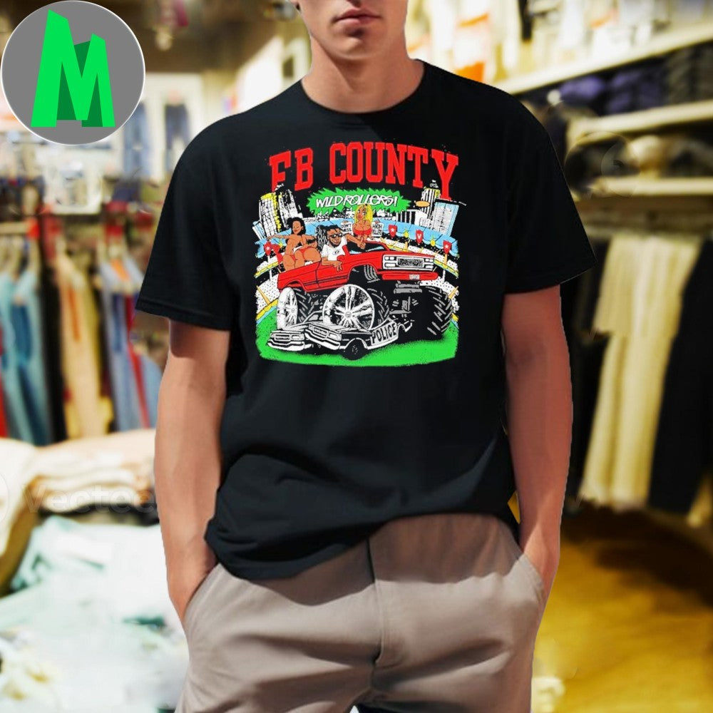 FB County Wild Rollers Monster Truck Shirt