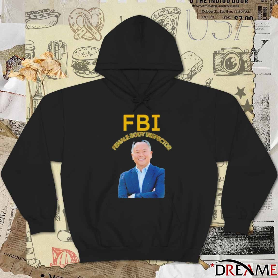 FBI Female Body Inspector John Lee Los Angeles City Council t-shirt