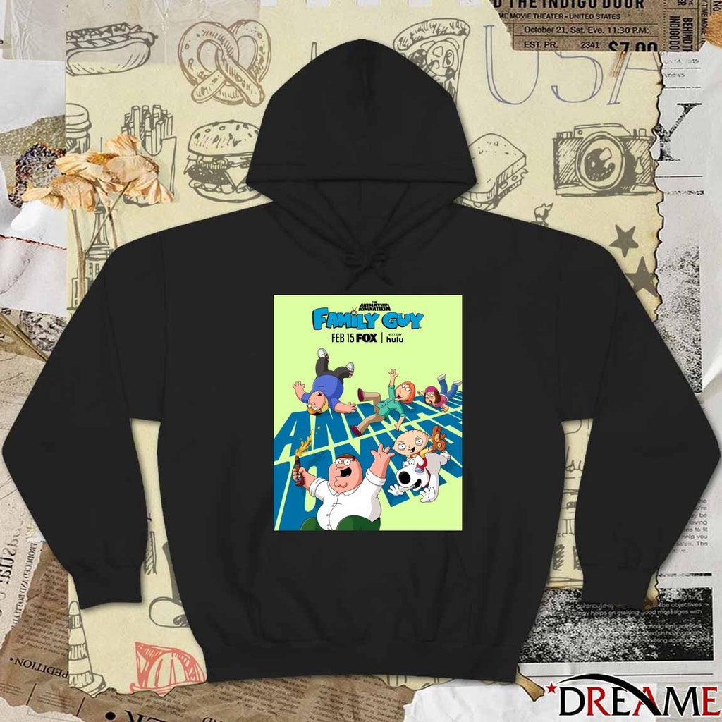 FOX Animation Domination Family Guy February 15 2026 Poster t-shirt