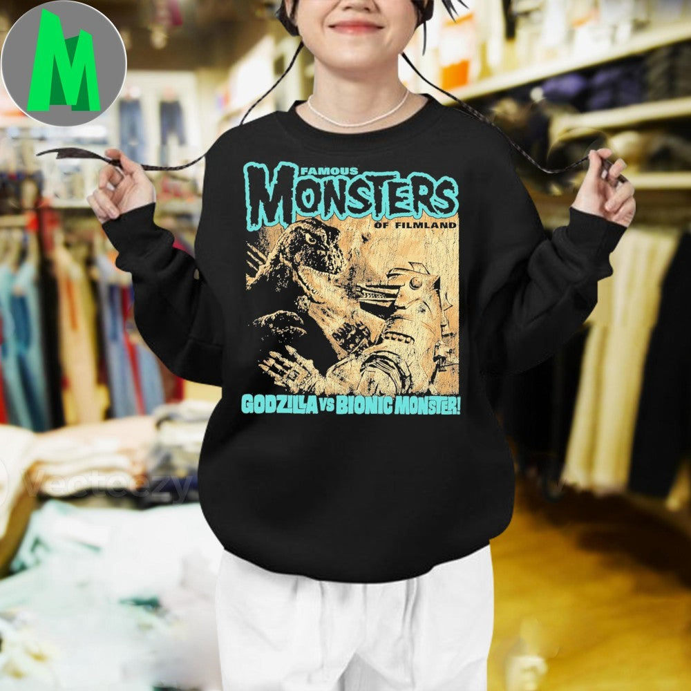 Famous Monsters of Filmland Godzilla vs. Bionic Monster SDCC Exclusive T-Shirt