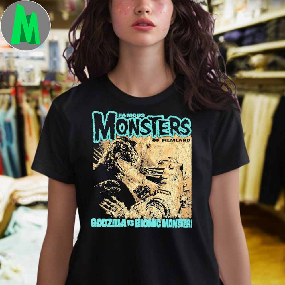 Famous Monsters of Filmland Godzilla vs. Bionic Monster SDCC Exclusive T-Shirt