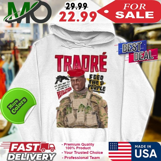Feedtheppl Merch Revolution Ibrahim Traoré Shirt